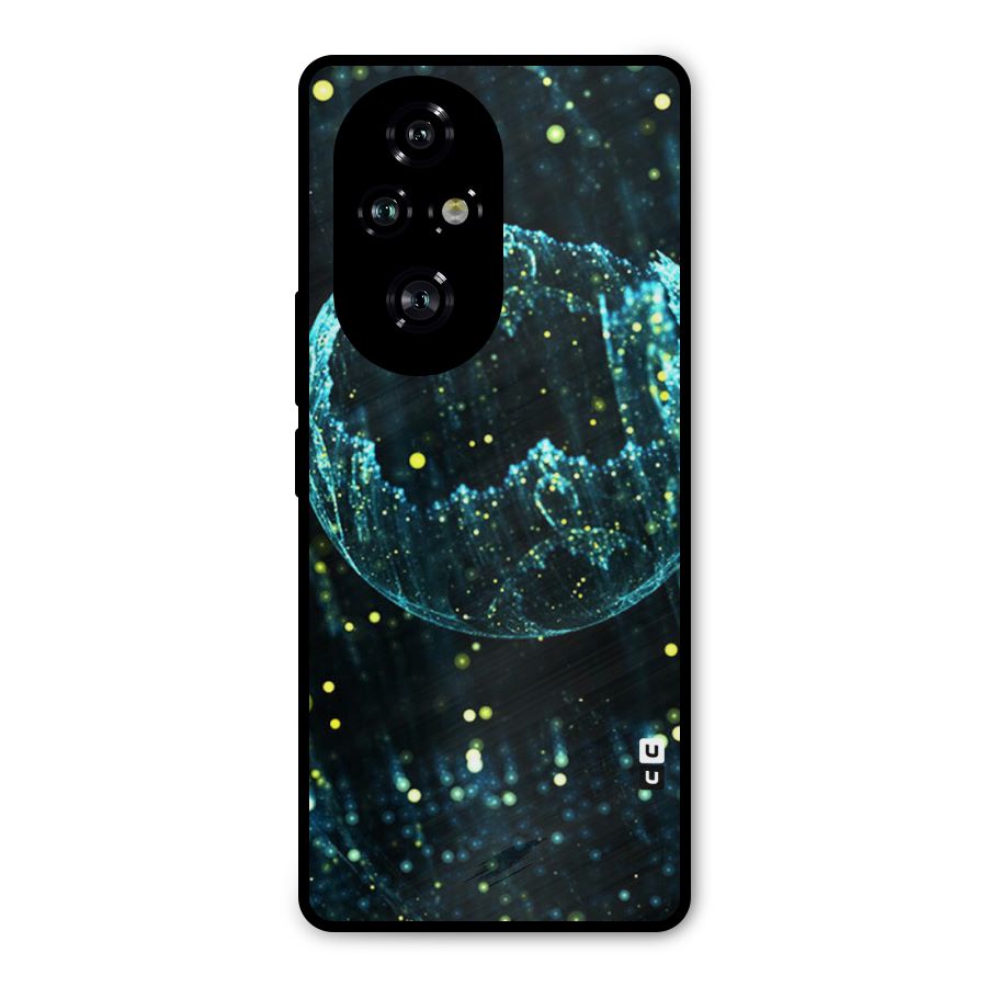 Yellow Rain Metal Back Case for Honor 200 Pro