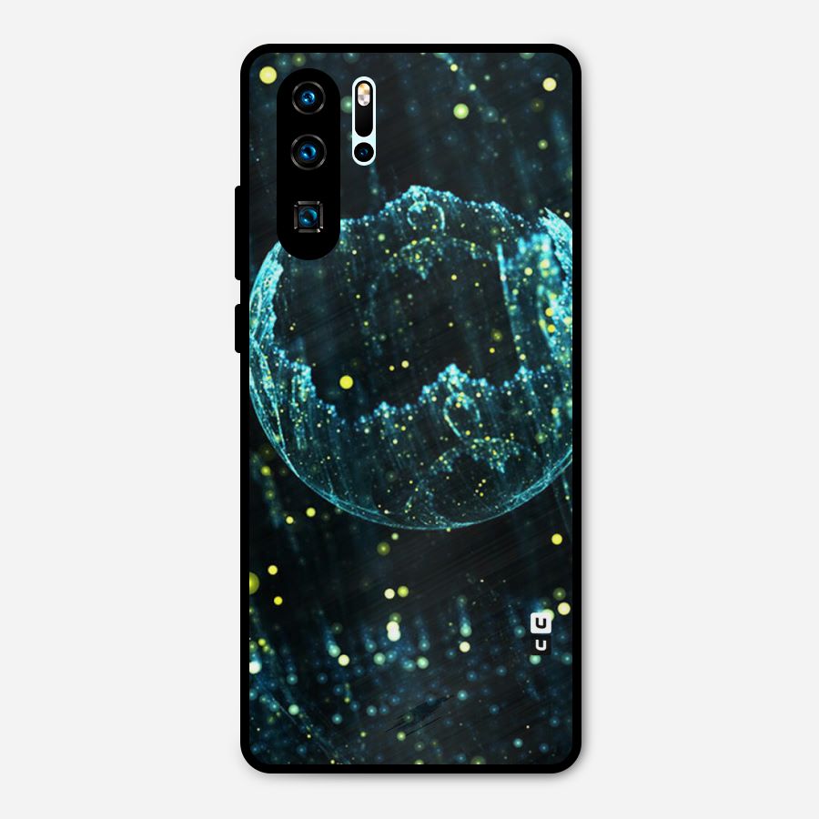 Yellow Rain Metal Back Case for Huawei P30 Pro