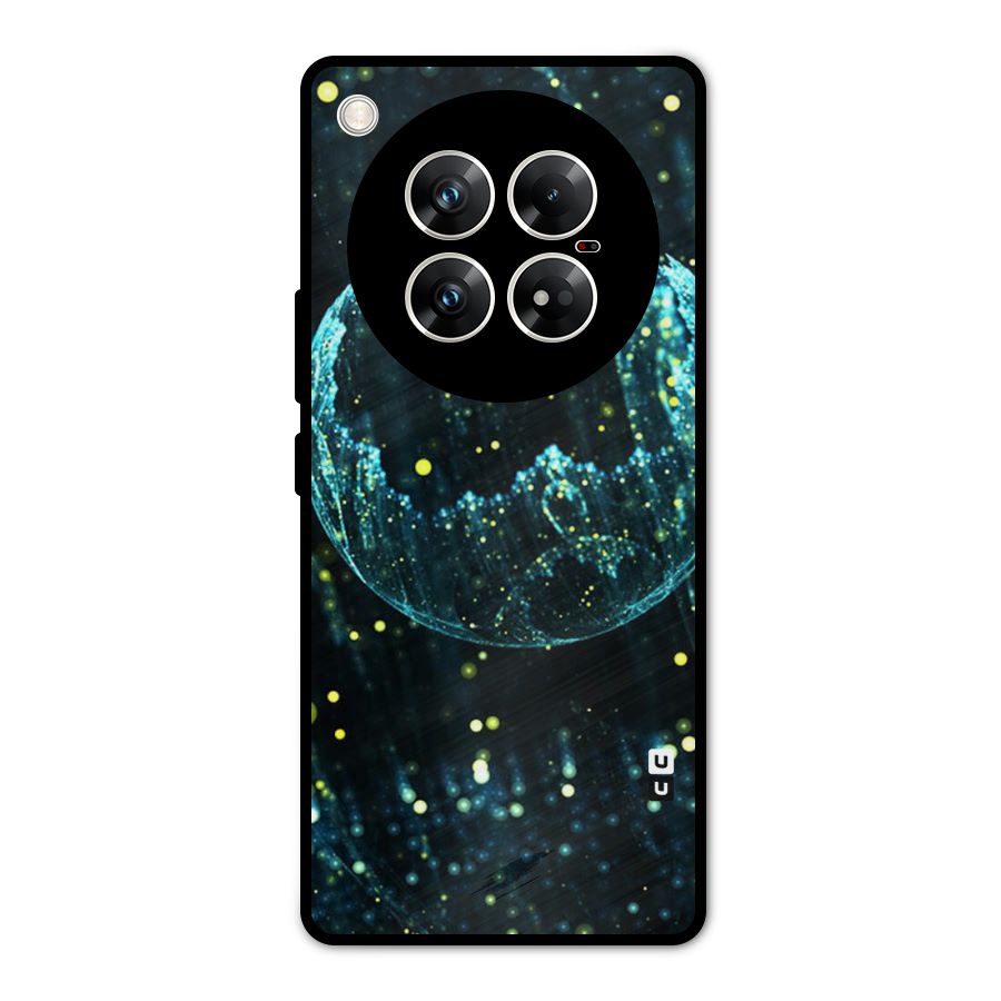 Yellow Rain Metal Back Case for Infinix Zero 40 5G