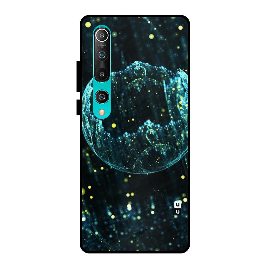 Yellow Rain Metal Back Case for Mi 10