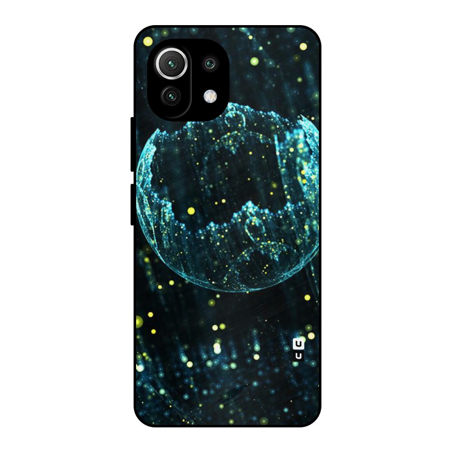 Yellow Rain Metal Back Case for Mi 11 Lite