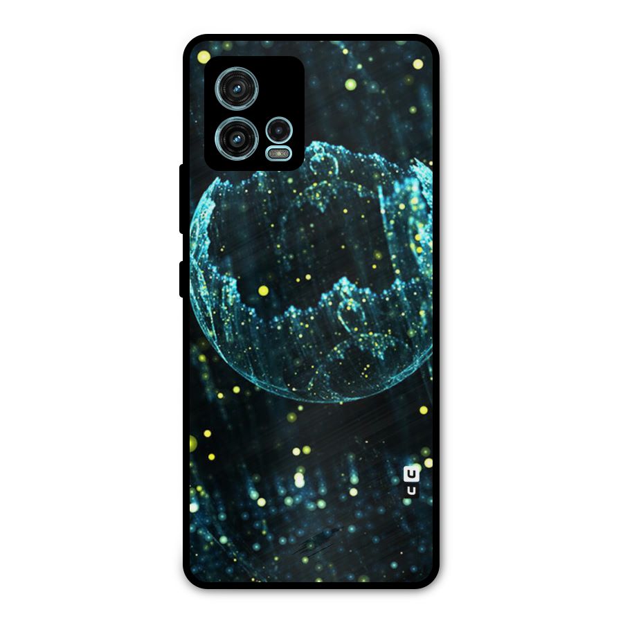 Yellow Rain Metal Back Case for Moto G72