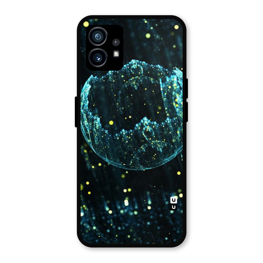 Yellow Rain Metal Back Case for Nothing Phone 1