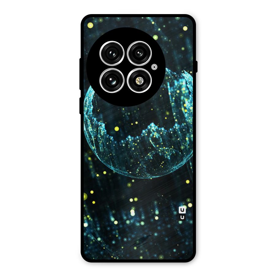 Yellow Rain Metal Back Case for OnePlus 13