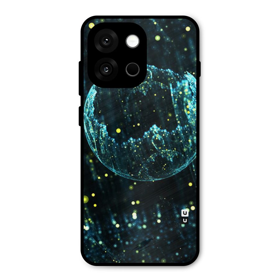 Yellow Rain Metal Back Case for OnePlus 13s