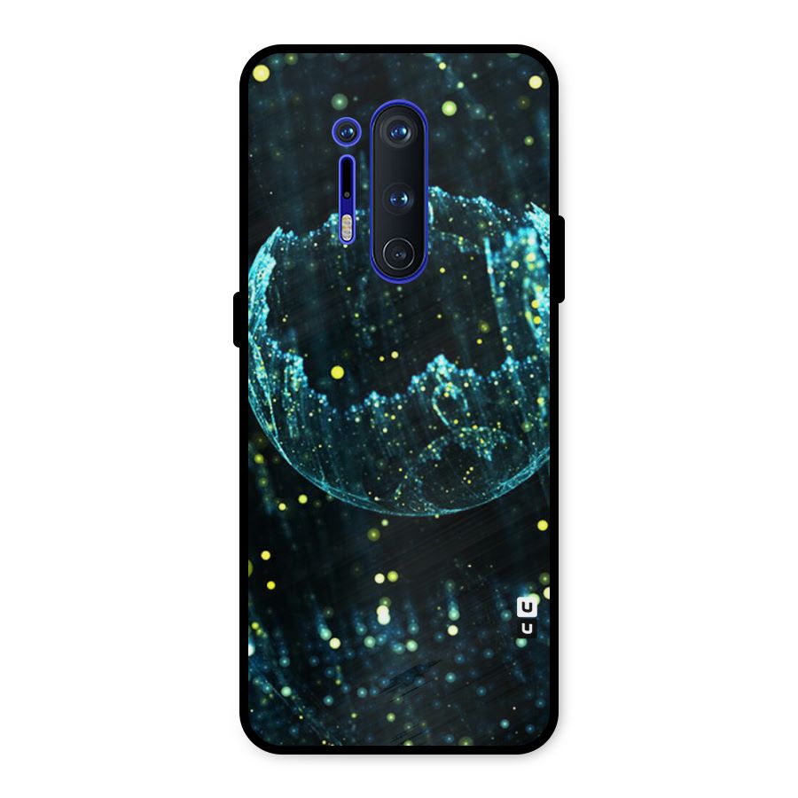 Yellow Rain Metal Back Case for OnePlus 8 Pro