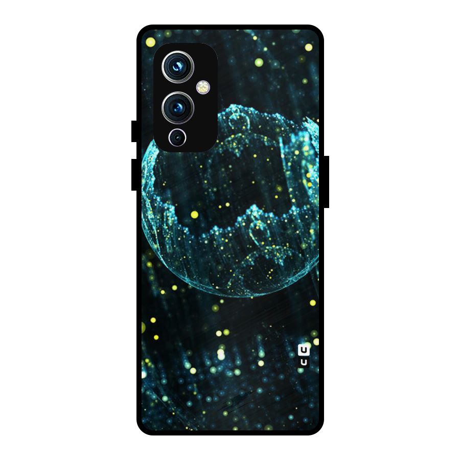 Yellow Rain Metal Back Case for OnePlus 9