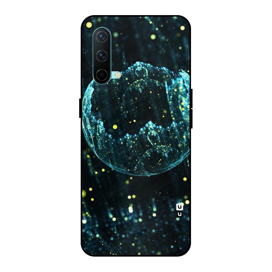 Yellow Rain Metal Back Case for OnePlus Nord CE 5G