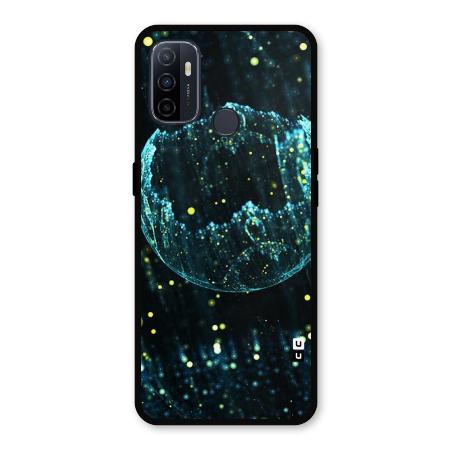 Yellow Rain Metal Back Case for Oppo A53