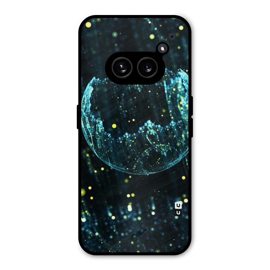 Yellow Rain Metal Back Case for Nothing Phone 2a