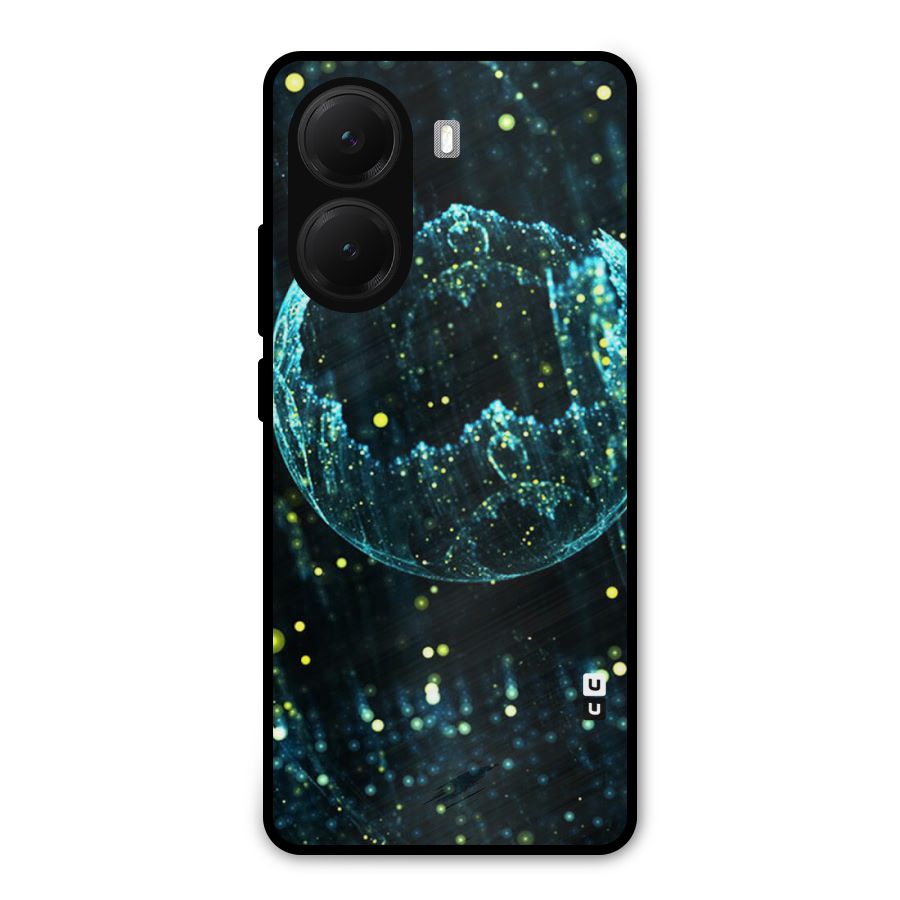 Yellow Rain Metal Back Case for Poco X7 Pro
