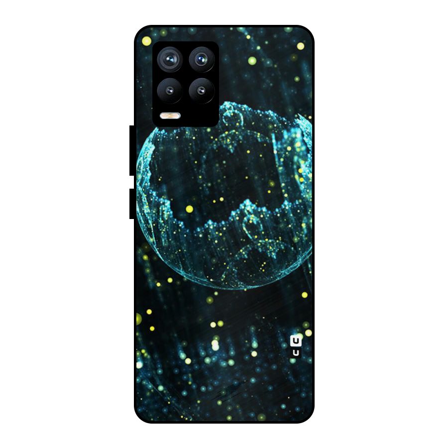 Yellow Rain Metal Back Case for Realme 8