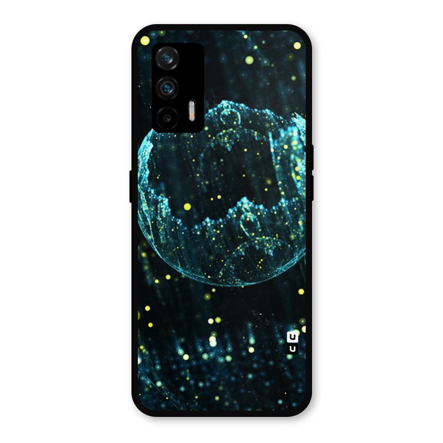 Yellow Rain Metal Back Case for Realme GT 5G