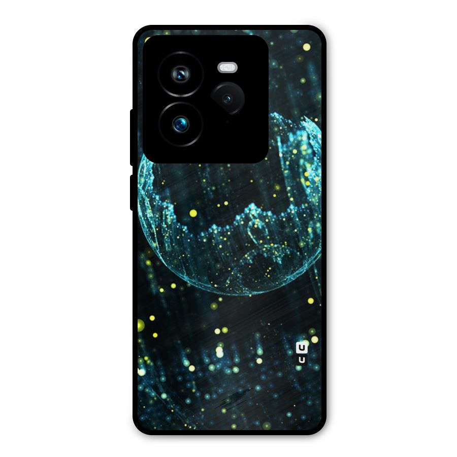 Yellow Rain Metal Back Case for Realme GT 7 Pro