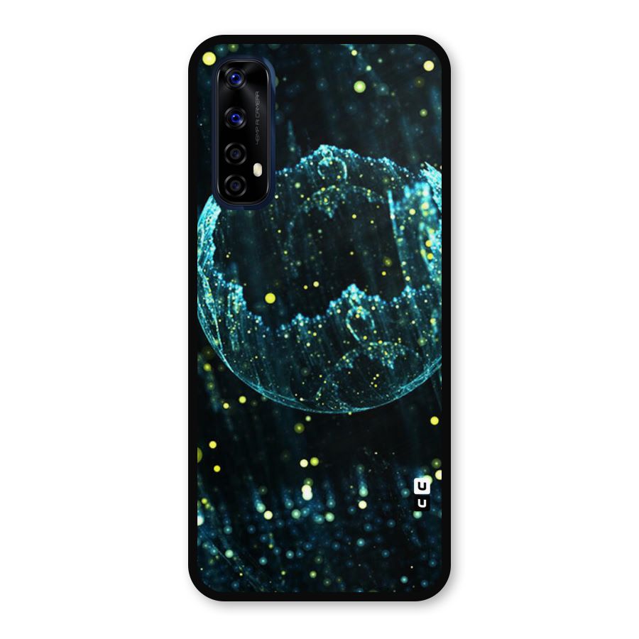 Yellow Rain Metal Back Case for Realme Narzo 20 Pro