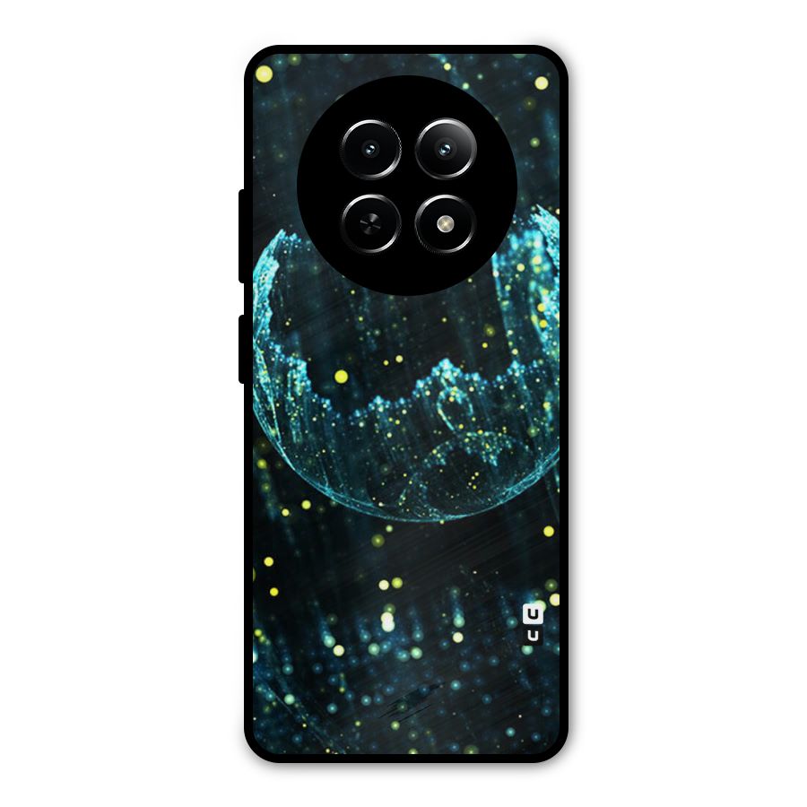 Yellow Rain Metal Back Case for Realme Narzo N65