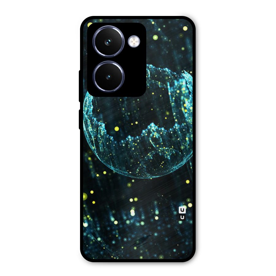 Yellow Rain Metal Back Case for Realme P3 Ultra