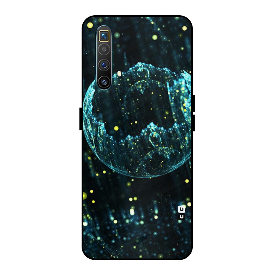 Yellow Rain Metal Back Case for Realme X3 SuperZoom