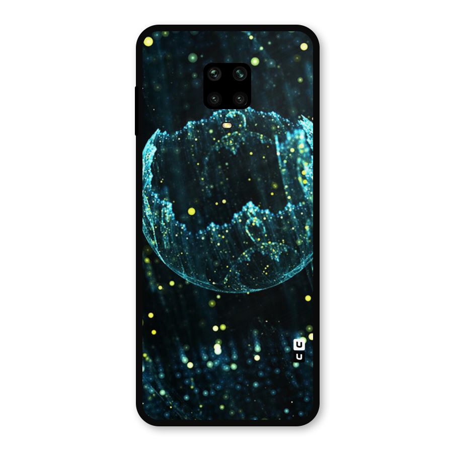 Yellow Rain Metal Back Case for Redmi Note 9 Pro Max