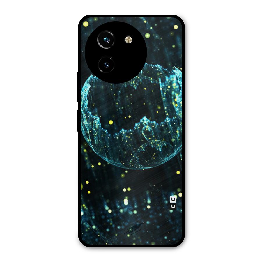 Yellow Rain Metal Back Case for Vivo T3x
