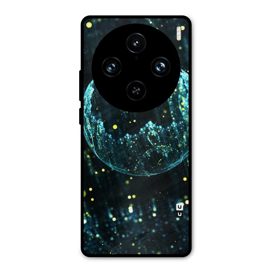 Yellow Rain Metal Back Case for Vivo X100 Pro