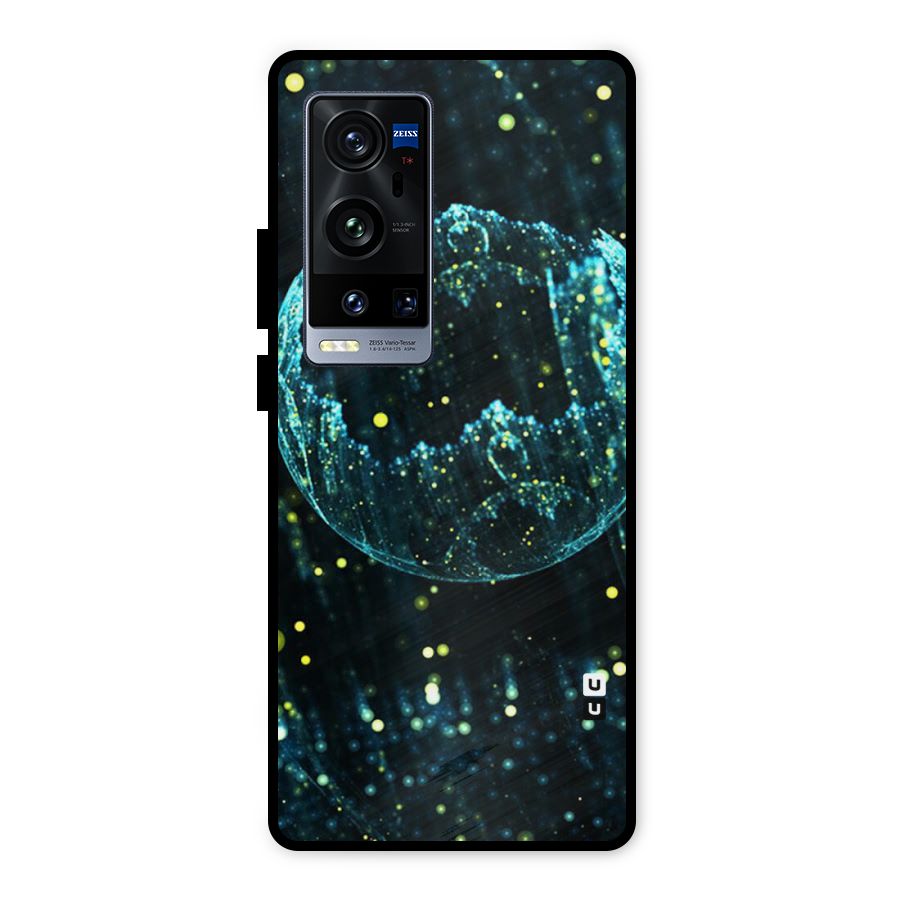 Yellow Rain Metal Back Case for Vivo X60 Pro Plus