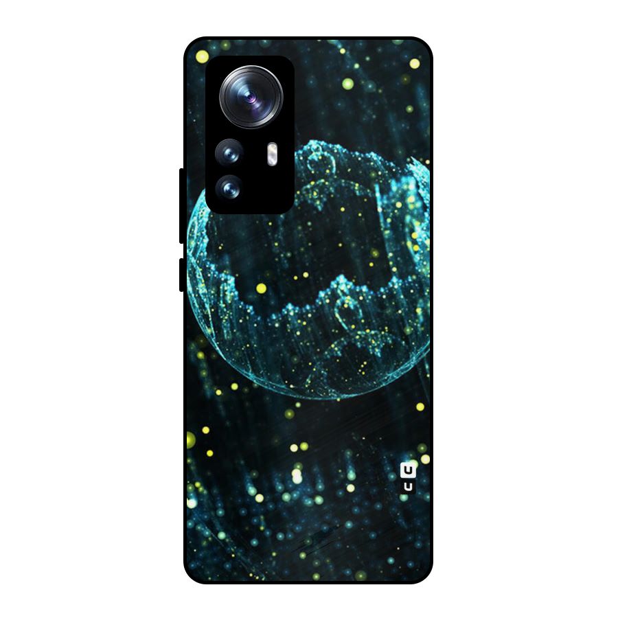 Yellow Rain Metal Back Case for Xiaomi 12 Pro