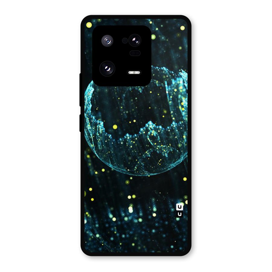 Yellow Rain Metal Back Case for Xiaomi 13 Pro
