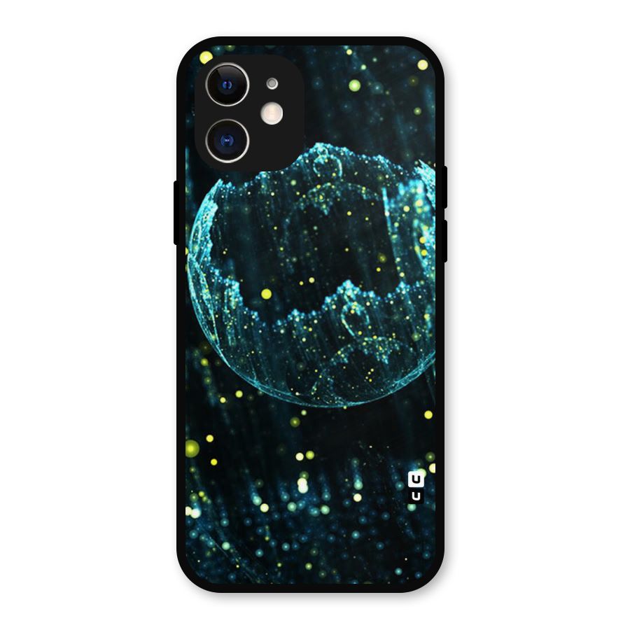 Yellow Rain Metal Back Case for iPhone 12
