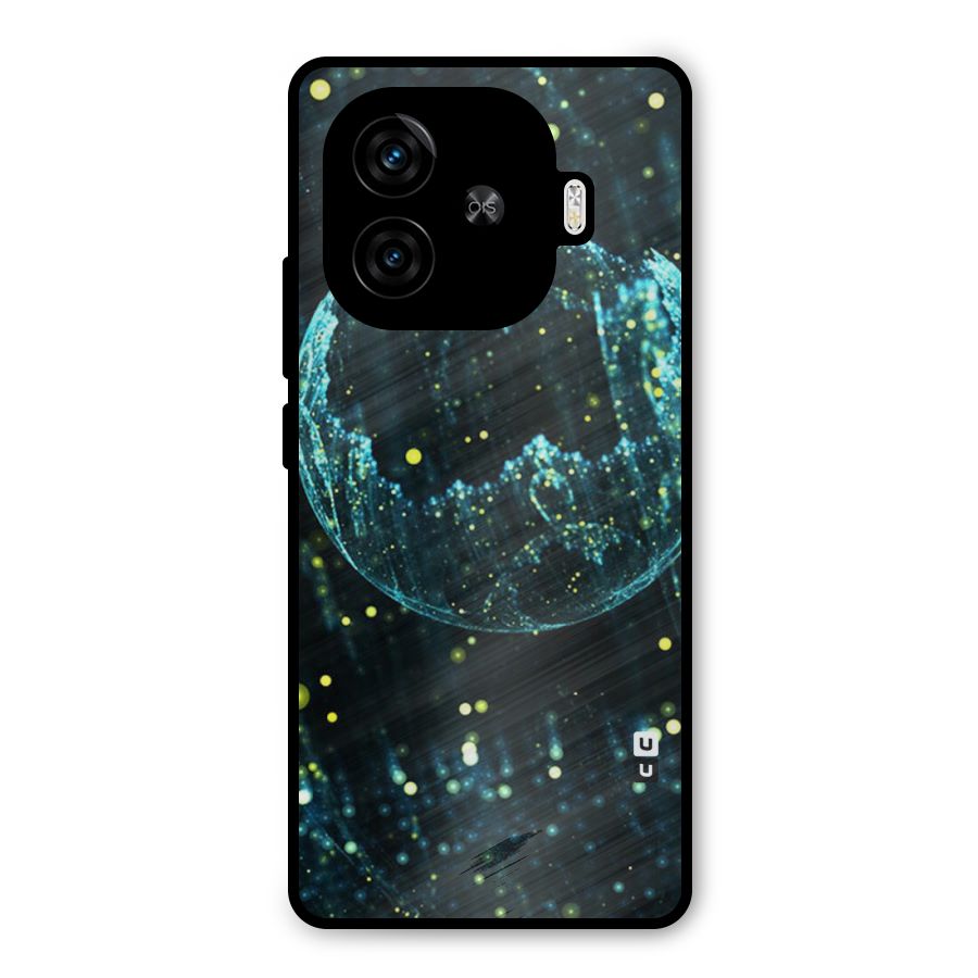 Yellow Rain Metal Back Case for iQOO Neo 10R