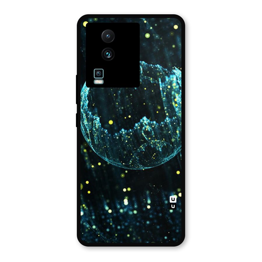Yellow Rain Metal Back Case for iQOO Neo 7