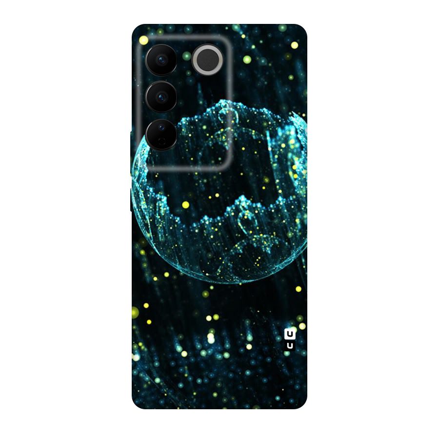 Yellow Rain Original Polycarbonate Back Case for Vivo V27