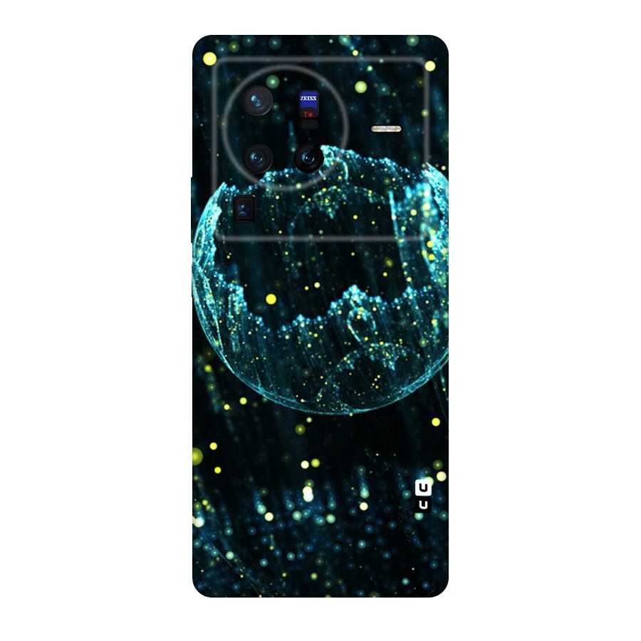 Yellow Rain Original Polycarbonate Back Case for Vivo X80