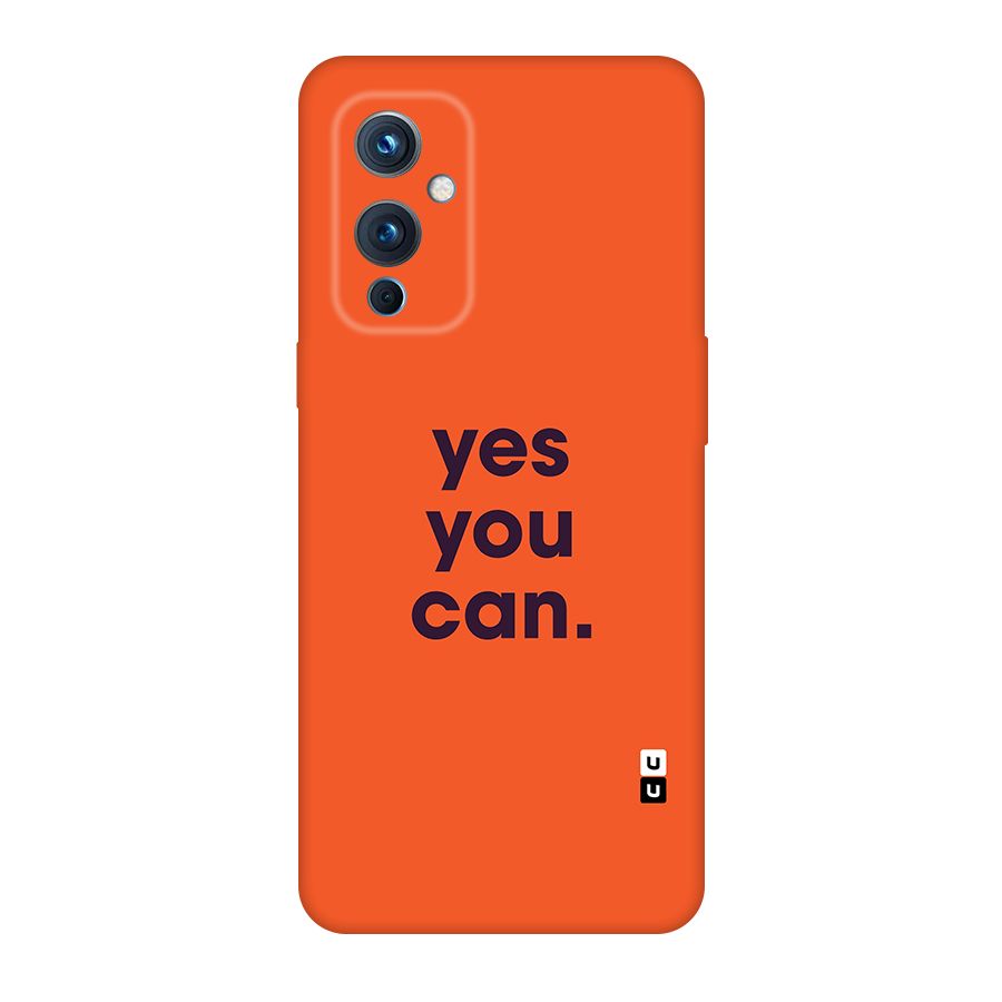 Yes You Can Minimal Typography Original Polycarbonate Back Case for OnePlus 9