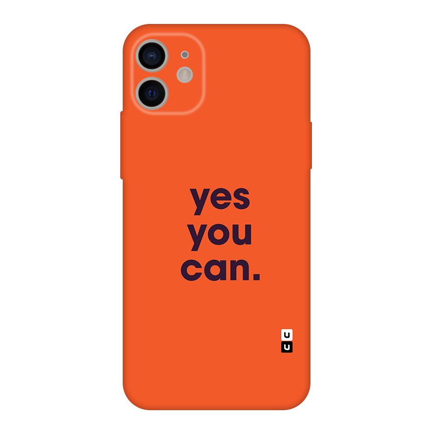 Yes You Can Minimal Typography Original Polycarbonate Back Case for iPhone 11