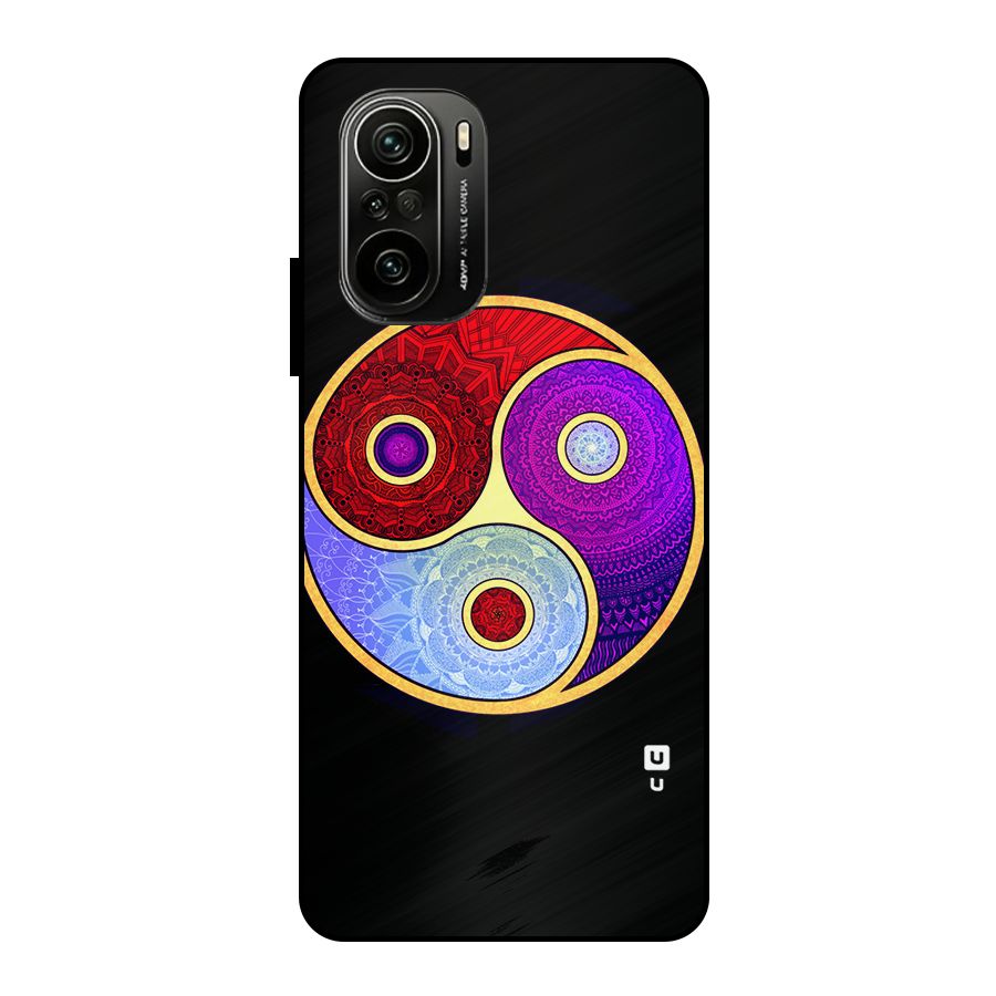 Yin Yang Mandala Design Metal Back Case for Mi 11X Pro