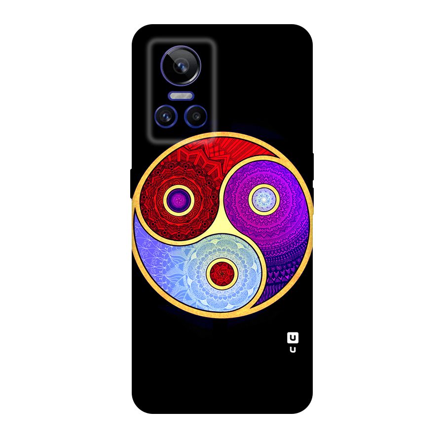 Yin Yang Mandala Design Original Polycarbonate Back Case for Realme GT Neo 3