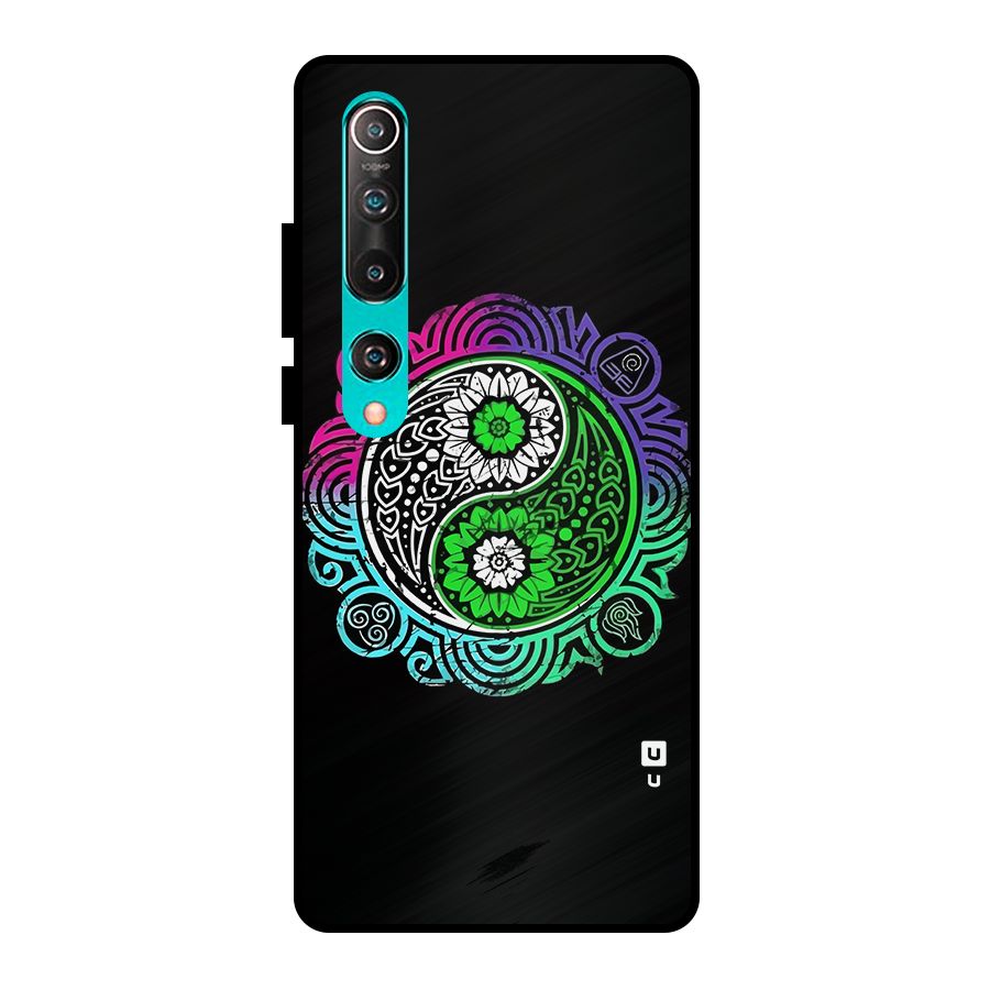 Yin and Yang Colorful Mandala Metal Back Case for Mi 10