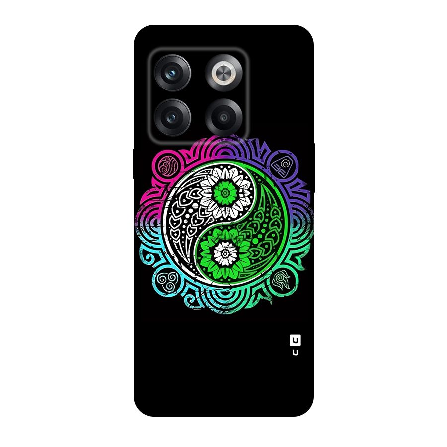 Yin and Yang Colorful Mandala Original Polycarbonate Back Case for OnePlus 10T