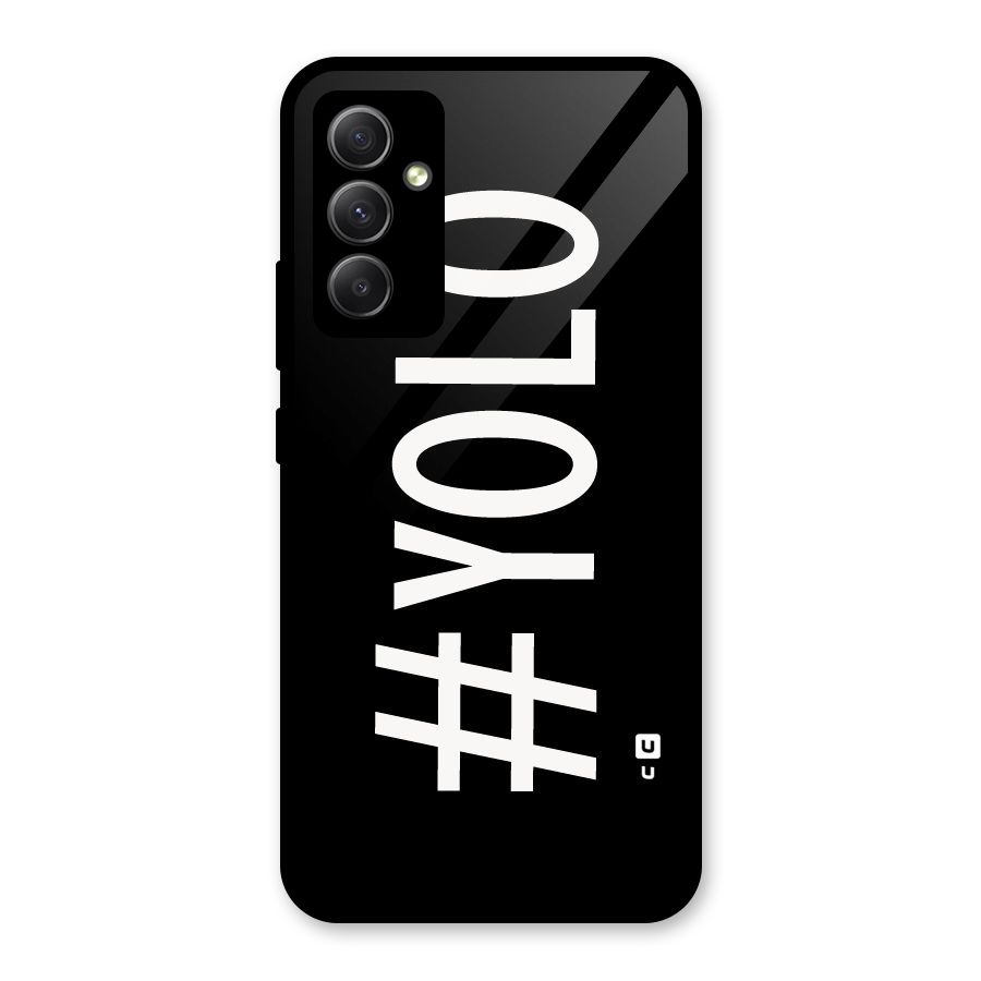 Yolo Glass Back Case for Galaxy A34