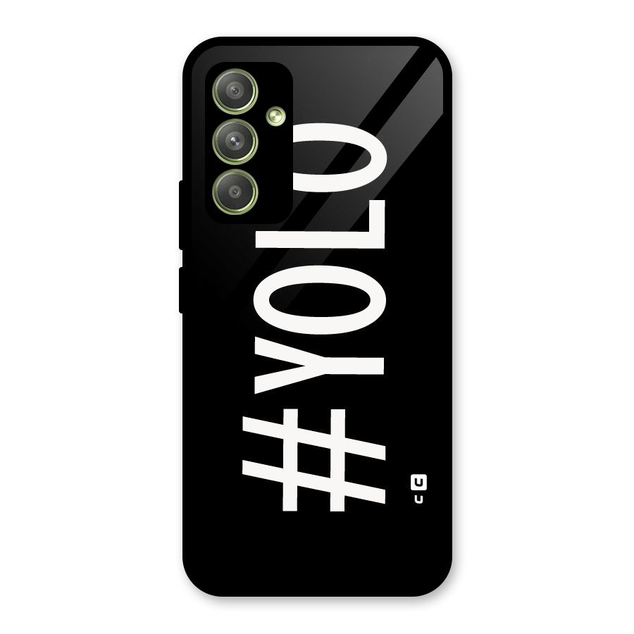 Yolo Glass Back Case for Galaxy A54