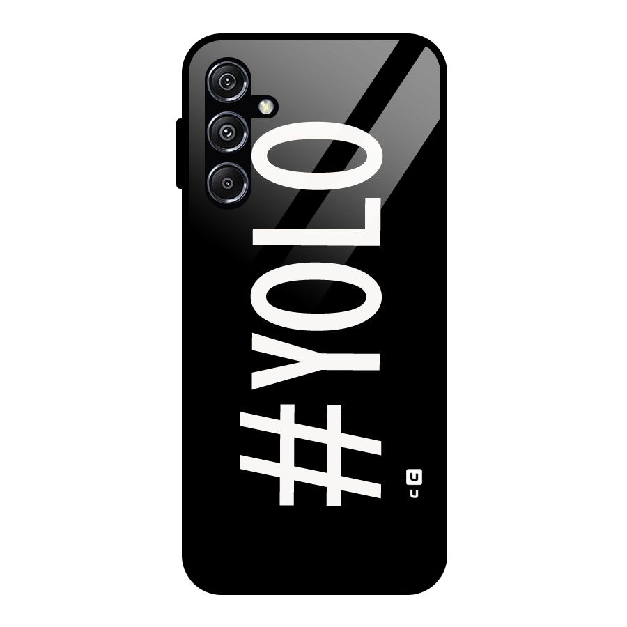 Yolo Glass Back Case for Galaxy M34 5G