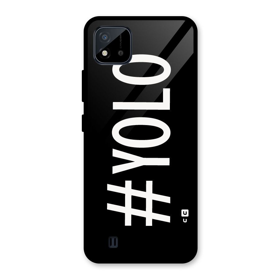 Yolo Glass Back Case for Realme C11 2021