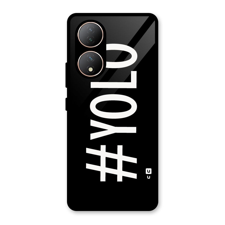 Yolo Glass Back Case for Vivo Y100A