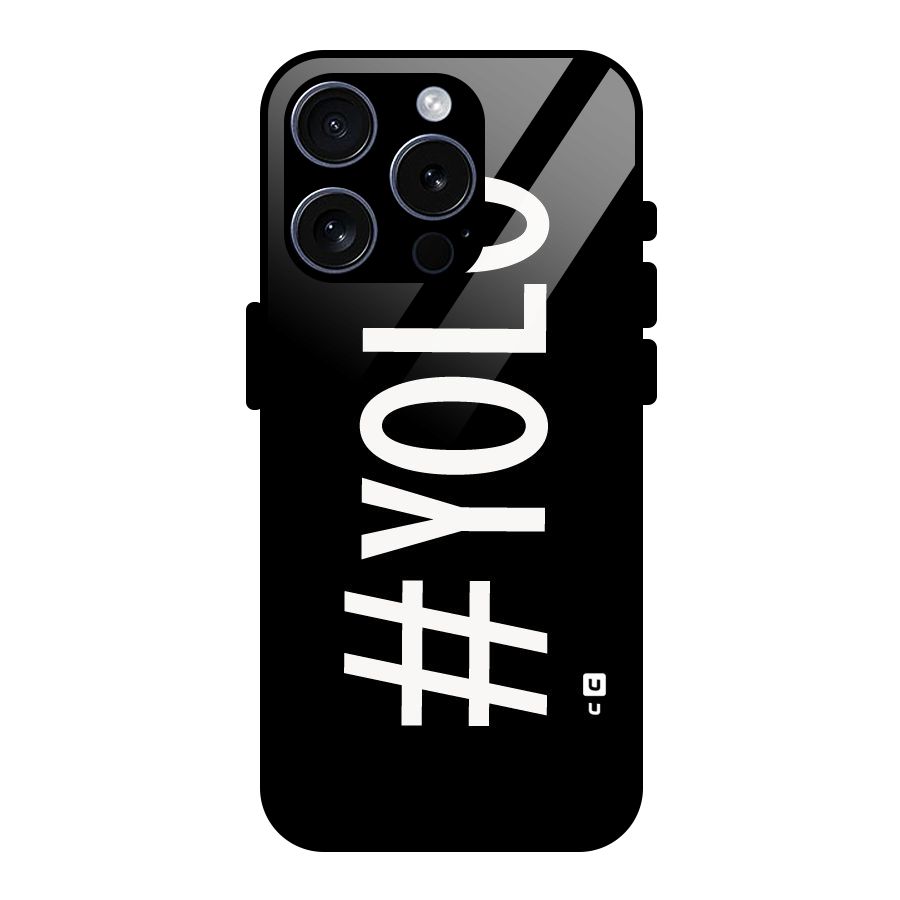 Yolo Glass Back Case for iPhone 15 Pro