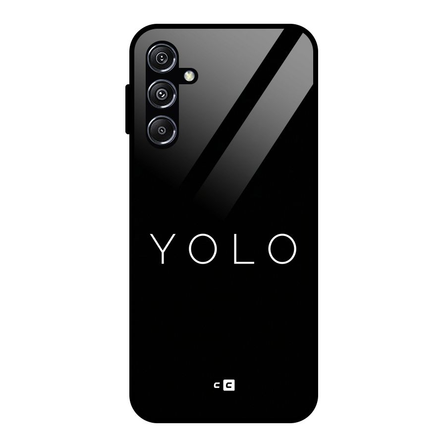 Yolo Is Truth Glass Back Case for Galaxy M34 5G