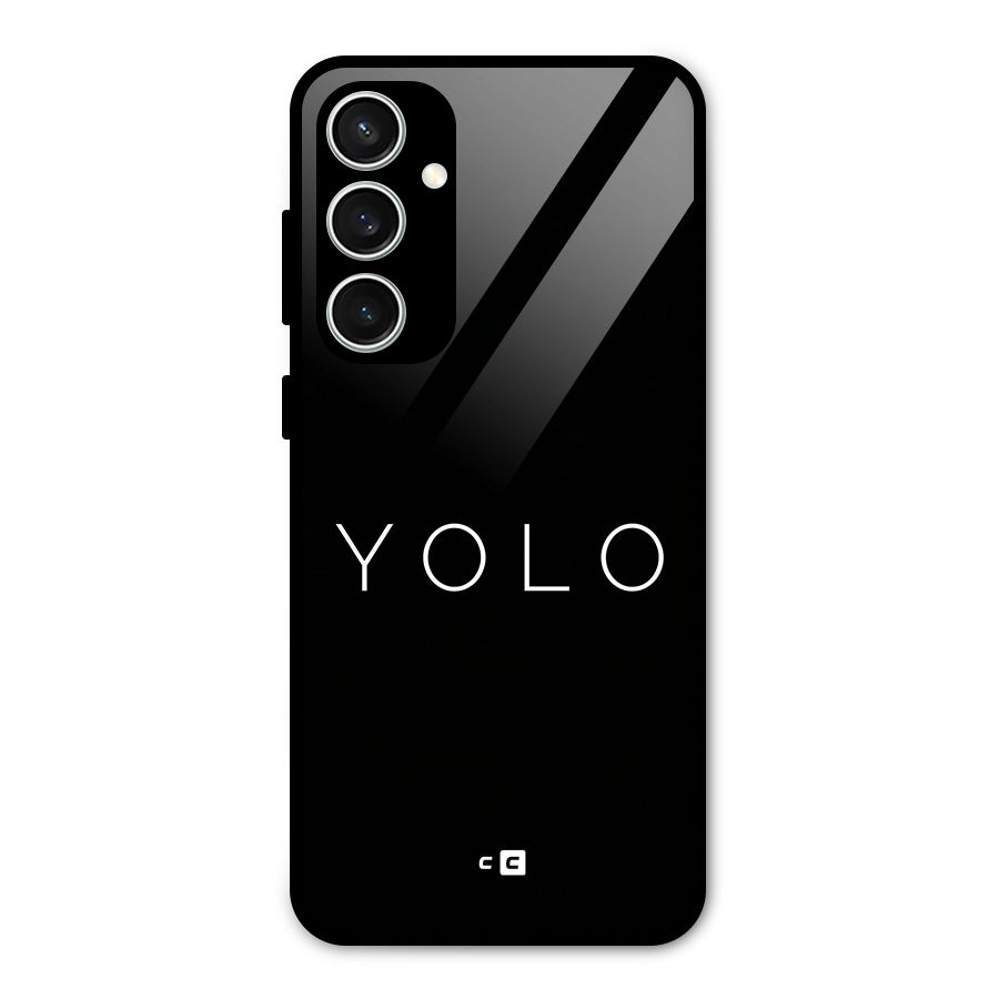 Yolo Is Truth Glass Back Case for Galaxy S23 FE