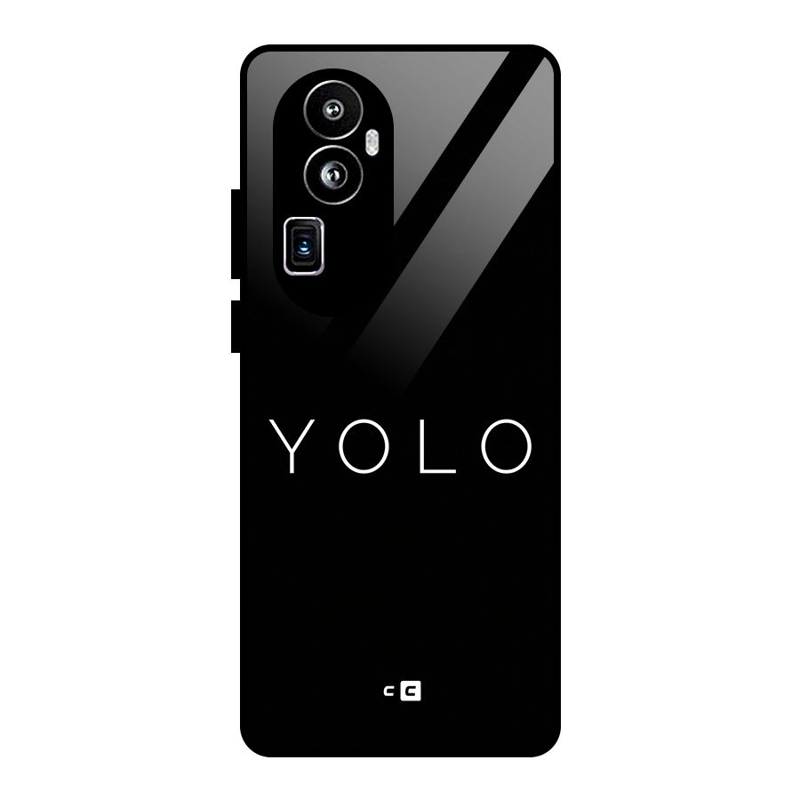 Yolo Is Truth Glass Back Case for Oppo Reno10 Pro Plus