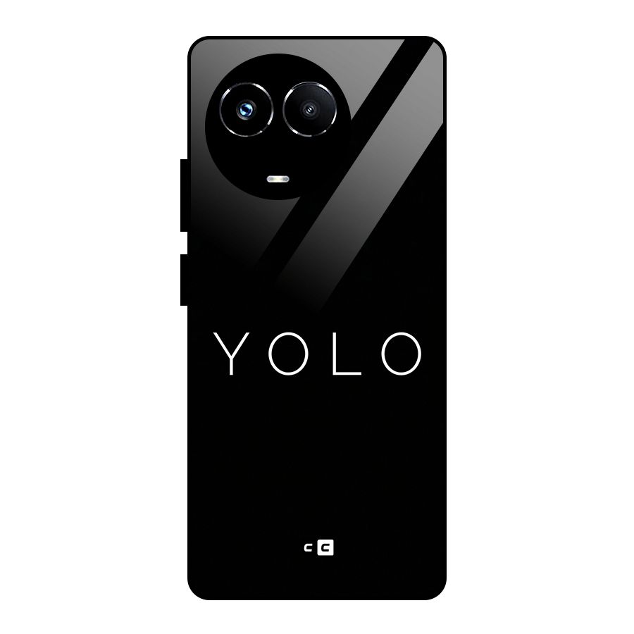 Yolo Is Truth Glass Back Case for Realme Narzo 60X