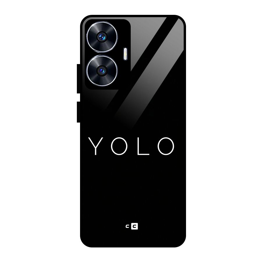 Yolo Is Truth Glass Back Case for Realme Narzo N55